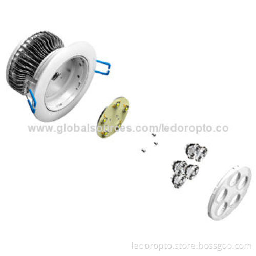 LD 5W LED Ceiling Light with 38 Pieces Aluminum Fins, Bridgelux/Epistar/Epileds Chip